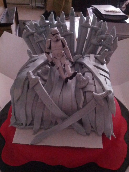 Iron Throne Birthday Cake